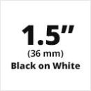 Brother TZe-261 36mm Black On White P-touch Tape