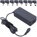 Huntkey Adapter 65W with 8 Notebook tips (65W ULTRA UNIVERSAL)