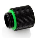 Touchaqua G1/4" IG1/4" Extender Fitting - 15MM Glorious Black (2 PCS) (TA-F60-GB)