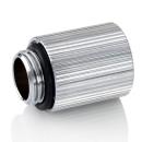 Touchaqua G1/4" IG1/4" Extender Fitting - 20MM Glorious Silver (2 PCS) (TA-F61-GS)