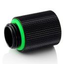 Touchaqua G1/4" IG1/4" Extender Fitting - 20MM Glorious Black (2 PCS) (TA-F61-GB)