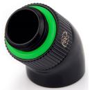 Touchaqua G1/4" Rotary 45-Degree IG1/4" Extender Glorious Black (2 PCS) (TA-45RE-GB)