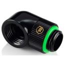 Touchaqua G1/4" Rotary 90-Degree IG1/4" Extender Glorious Black (2 PCS) (TA-90RE-GB)