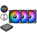 Thermaltake Pure Plus 14 LED RGB Radiator Fan TT Premium Edition Case Fan (3 Fan Pack)
