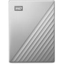 Western Digital WD 1TB My Passport Ultra USB 3.2 Gen 1 Type-C External Hard Drive Silver (WDBC3C0010BSL-WESN)