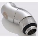 Bitspower G1/4" Silver Shining Dual Rotary 90-Degree IG1/4" Extender (BP-90R2)