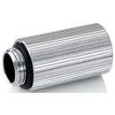 Touchaqua G1/4" IG1/4" Extender Fitting - 30MM (Glorious Silver) (2 PCS) (TA-F63-GS)