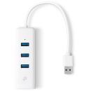 TP-LINK USB 3.0 3-Port Hub & Gigabit Ethernet Adapter 2 in 1 USB Adapter (UE330)