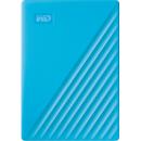 Western Digital WD 4TB My Passport USB 3.2 Gen 1 Portable Hard Drive Blue (WDBPKJ0040BBL-WESN)