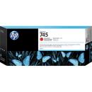HP 745 300-ml DesignJet Chromatic Red Ink Cartridge (F9K06A)