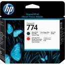HP 774 Matte Black/Chromatic Red DesignJet Printhead (P2V97A)