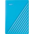 Western Digital WD 5TB My Passport USB 3.2 Gen 1 Portable Hard Drive Blue (WDBPKJ0050BBL-WESN)