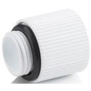 Bitspower Touchaqua G1/4" IG1/4" Extender Fitting - 15MM Deluxe White (2 PCS) (BPTA-F60-DW)