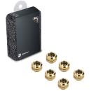 Bitspower G1/4" True Brass Enhance Multi-Link For OD 12MM (6PCS) (BP-TBEML-6P)