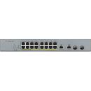 ZyXEL 16-Port Gigabit 250W High Powered Poe+ Smart Managed IP and CCTV Surveillance Switch (GS1350-18HP)