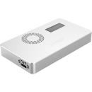 Orico M.2 NVME SSD Enclosure Self-Cooling SSD Case With Digital Screen Silver (M2PX-C3)