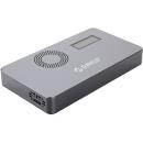 Orico M.2 NVME SSD Enclosure Self-Cooling SSD Case With Digital Screen Grey (M2PX-C3)