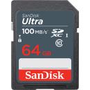 SanDisk 64GB Ultra SD Memory Card UHS-I 100MB/s Class 10 (SDSDUNR-064G-GN3IN)