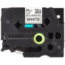 Brother TZESL261 36mm Black Ink on White Self-Laminating Label 8m