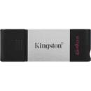 Kingston 64GB DataTraveler 80 USB 3.2 Gen 1 Type-C Flash Drive (DT80/64GB)