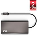 FeelTEK Portable 8-in-1 USB-C Hub Black (UCH008AP2)