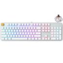 GLORIOUS PC GAMING RACE GMMK Modular Gaming Mechanical Keyboard MX Brown Switch White