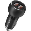 Mazer EnerG Power Drive 36W DUAL QC3.0 Car Charger Black (M-EGDRIVE250)