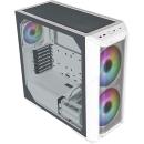 Cooler Master HAF 500 Mid-Tower Case fit E-ATX with Tempered Glass White (H500-WGNN-S00)