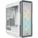 Corsair iCUE 5000T RGB Mid-Tower Case fits E-ATX with Tempered Glass White (CC-9011231-WW)