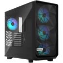 Fractal Design Meshify 2 Lite RGB Mid Tower Case fits E-ATX with TG Light Tint Black (FD-C-MEL2A-05)