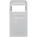Kingston 64GB DataTraveler Micro USB 3.2 Gen 1 Flash Drive (DTMC3G2/64GB)