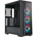 Cooler Master MasterBox 520 Mesh ARGB Mid Tower Case fits ATX with TG Black (MB520-KGNN-S00)