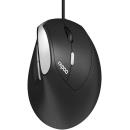 Rapoo EV200 Vertical Ergonomic Optical Mouse Black