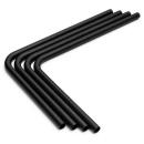 Bitspower Pre-bent 90-Degree Brass Hard Tubing OD14MM Carbon Black 220x300MM (BP-BHT14CB-90R)