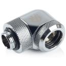 Bitspower Silver Shining Enhance Rotary G1/4" 90-Degree Multi-Link Adapter For OD 14MM (BP-E90RML14)