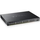 ZyXEL 48-Port GbE L3 Access PoE+ Switch with 6 10G Uplink (XGS2220-54HP)