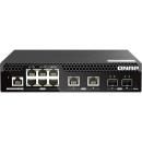 QNAP QSW-M2106R-2S2T 10-Port 10GbE and 2.5GbE Layer 2 Web Managed Switch Half-width Rackmount