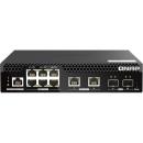 QNAP QSW-M2106PR-2S2T 10-Port 10GbE and 2.5GbE PoE++ Layer 2 Web Managed Switch Half-width Rackmount