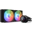 NZXT Kraken 240 240mm Liquid CPU Cooler with LCD Display and RGB Fans Black (RL-KR240-B1)