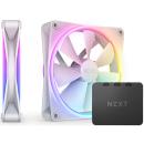 NZXT F140 RGB Duo Case Fans Twin Pack with Controller White (RF-D14DF-W1)