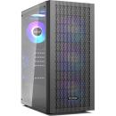 PC COOLER Diamond MA100B Mesh Mid Tower fits ATX with Tempered Glass Black