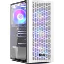 PC COOLER Diamond MA100W Mesh Mid Tower fits ATX with Tempered Glass White