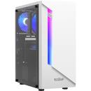 PC COOLER Diamond LA200W RGB Mid Tower fits ATX with Arcylic White