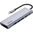 Lexar H31 7 in 1 USB Type-C Hub with SDXC & MicroSDXC reader (LPAH31N-RNHNG)