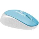 PROMATE MaxComfort Ergonomic Wireless Mouse Blue (Tracker)
