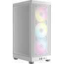 Corsair 2000D RGB Airflow Mini-ITX Case fits Mini-ITX with Steel mesh panels White (CC-9011247-WW)