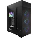 IN WIN Mod Free Deluxe Edition Full Tower Case fits E-ATX with TG Black (IW-CS-MFDELU-BLK)