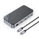 Orico Type-C USB 3.2 Gen2 10-in-1 Multifunction Docking Station with M.2 Enclosure (ORICO-DPM2P9-BK)