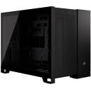 Corsair 2500D Airflow Mid Tower Case fits mATX Dual Chamber with TG Black (CC-9011263-WW)