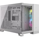 Corsair iCUE Link 2500X RGB Mid Tower Dual Chamber fits mATX with TG White (CC-9011268-WW)